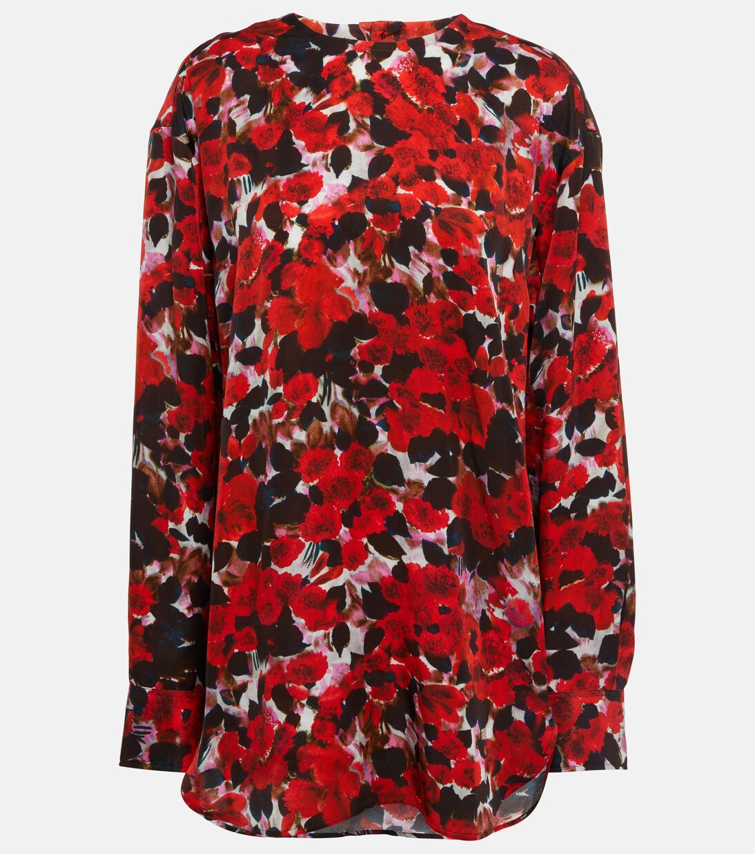 

Цветочный топ Dries Van Noten, красный
