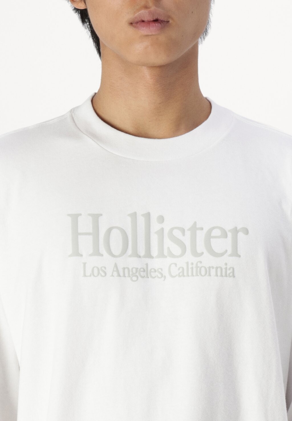 

Топ с длинными рукавами BOXY LOGO Hollister Co., белый