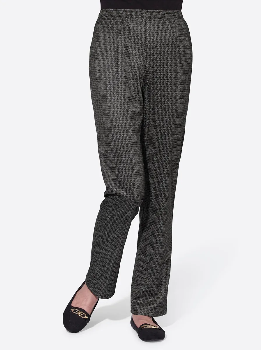 

Брюки без застежки Classic Basics, серый