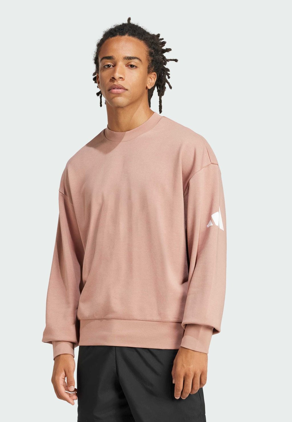 

Толстовка ESSENTIALS LOOSE FIT 3 BAR LOGO adidas Sportswear, светло-розовый