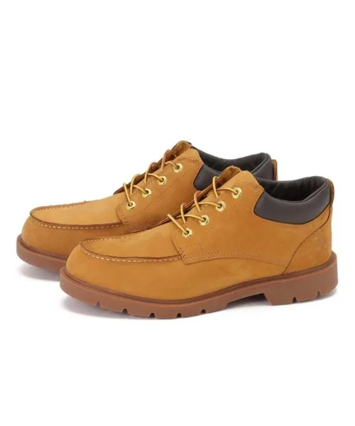 Ботинки Timberland BASIC SINGLE MOC TOE OX WP из премиальной кожи, водонепроницаемые, жёлтые — фото 2