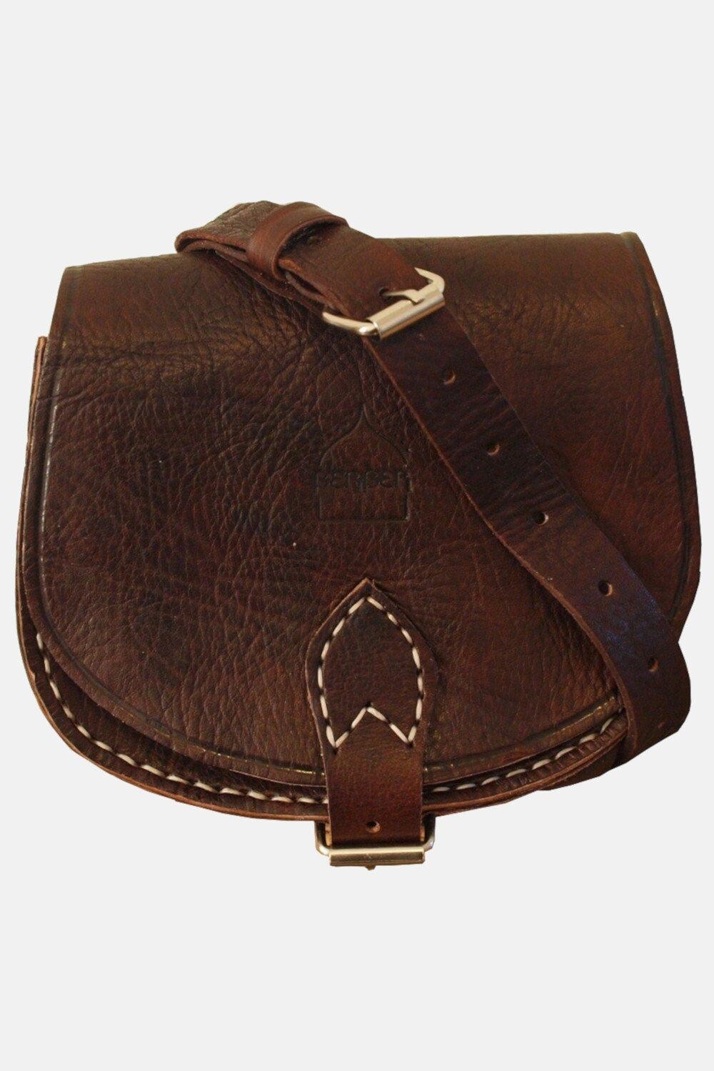 

Маленькая кожаная седельная сумка 'The Tamara' Berber Leather, коричневый