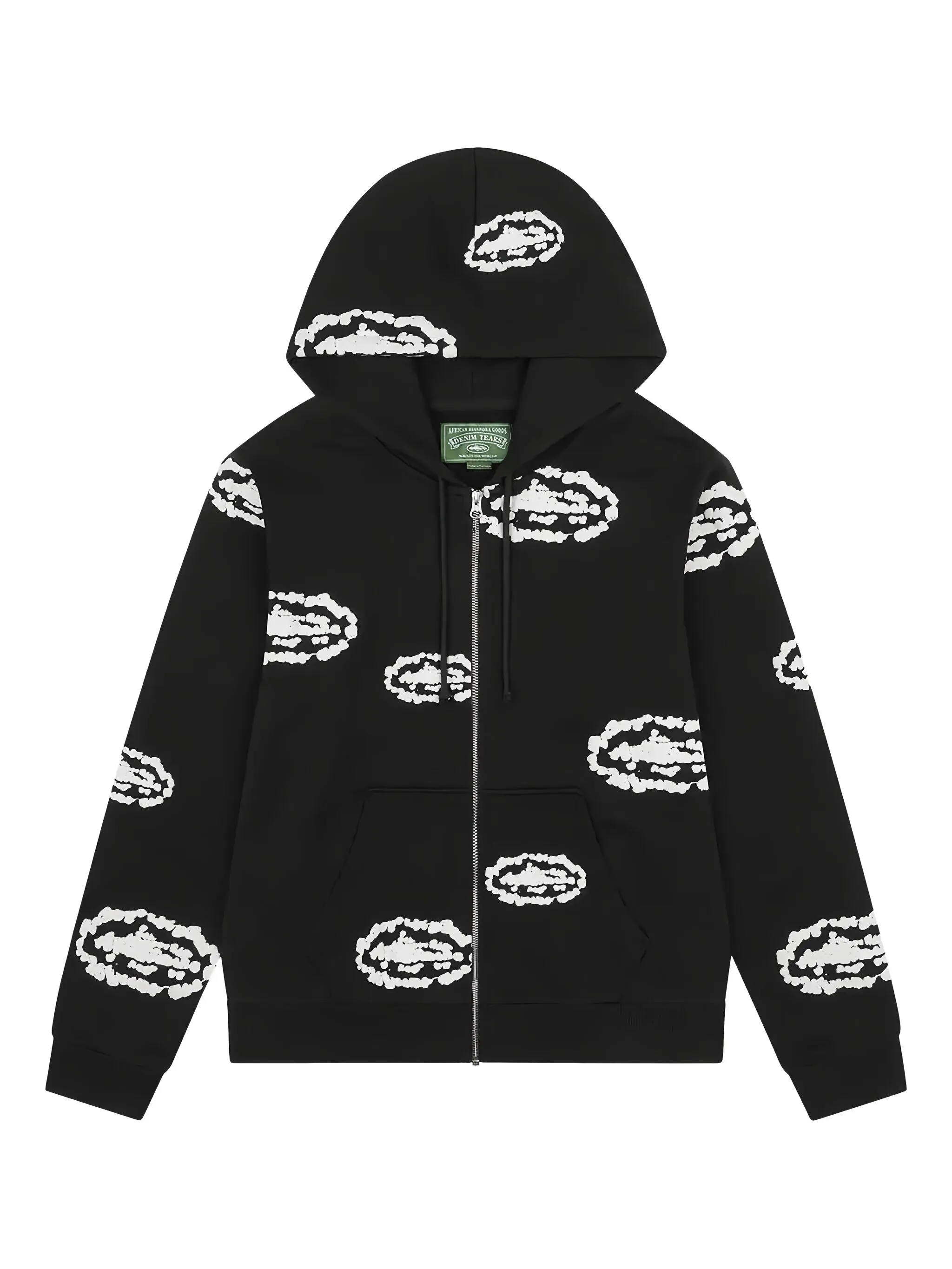 

Худи с принтом из коллаборации с Corteiz Denim Tears, черный