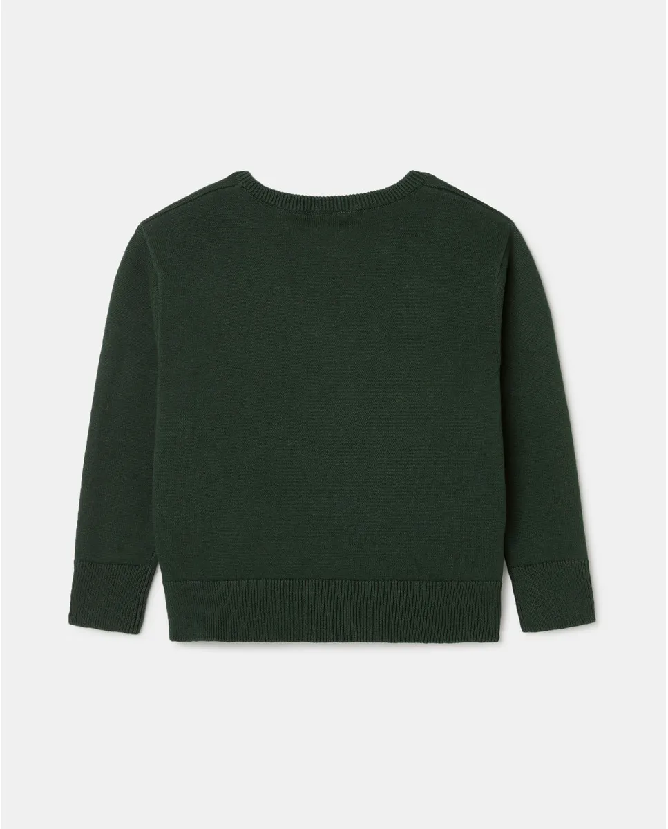 Футболка из хлопка для униформы Kids El Corte Inglés, зеленый — фото 2