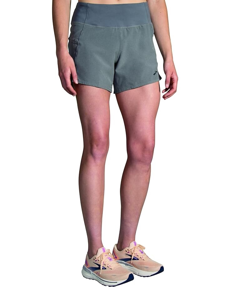 

Шорты Brooks Chaser 5", цвет Heather Charcoal