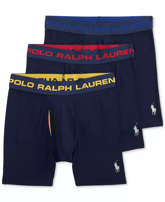 

Мужские боксеры Perfect Pouch, 3 шт Polo Ralph Lauren, мультиколор