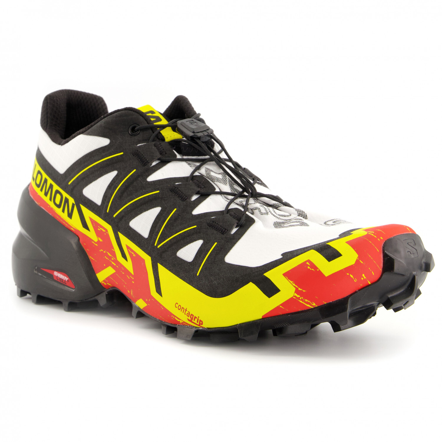 Кроссовки для бега по пересеченной местности Salomon Speedcross 6, цвет Black/Black/Phantom — фото 2