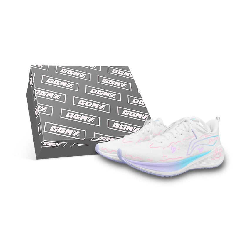 

Кроссовки Wuyue повседневные для бега с амортизацией, износостойкие, дышащие, низкие, унисекс LINING, Graffiti Rabbit Box