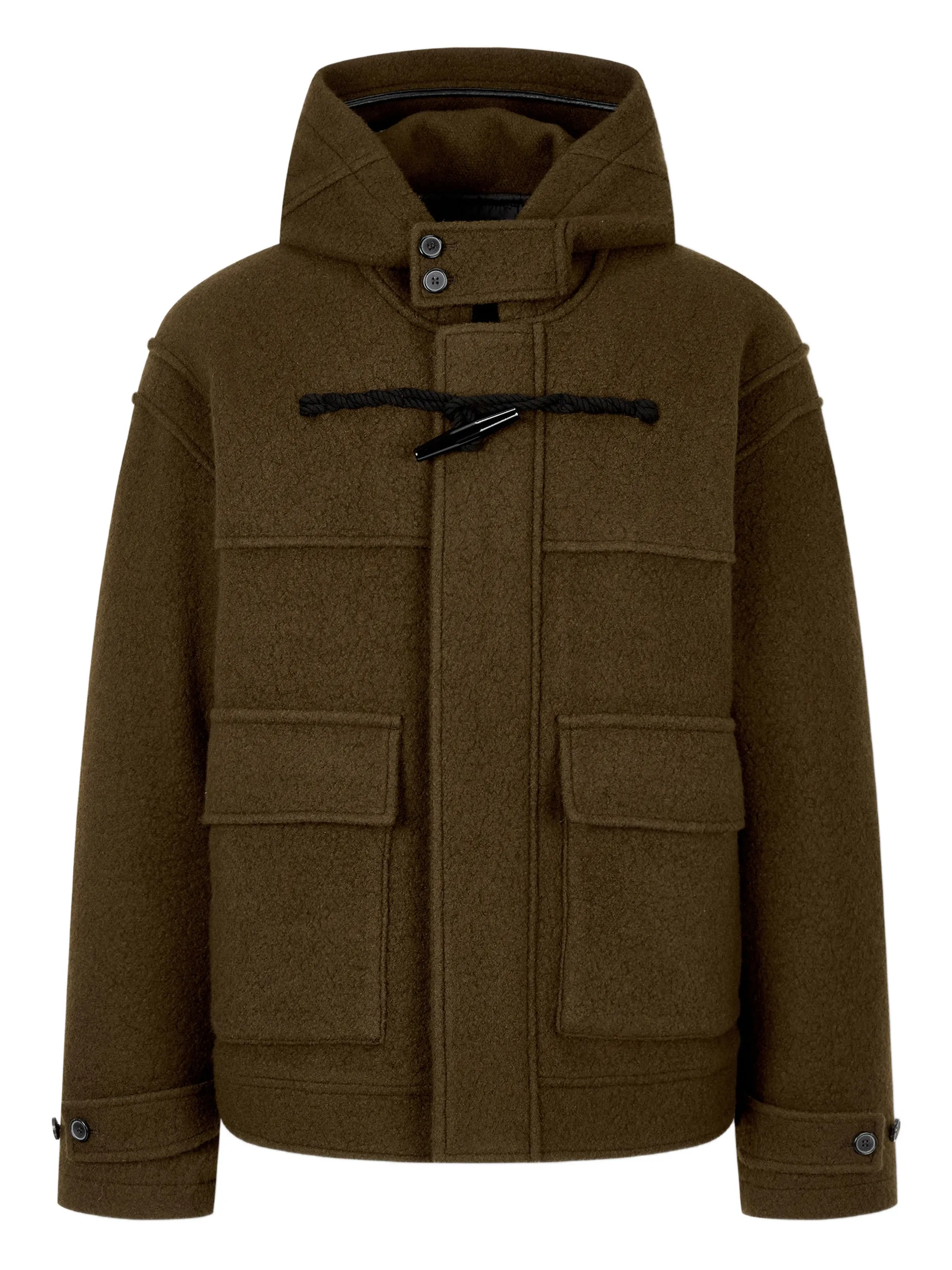 

Куртка с капюшоном и застежкой-тогл Tomboy, коричневый