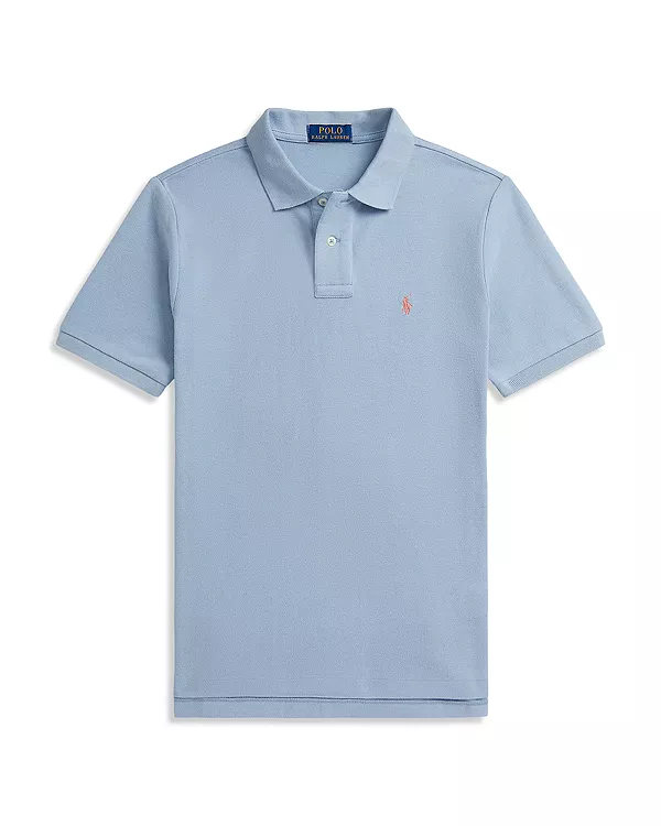 

Классическая сетчатая рубашка-поло для мальчиков - для детей постарше Ralph Lauren, синий