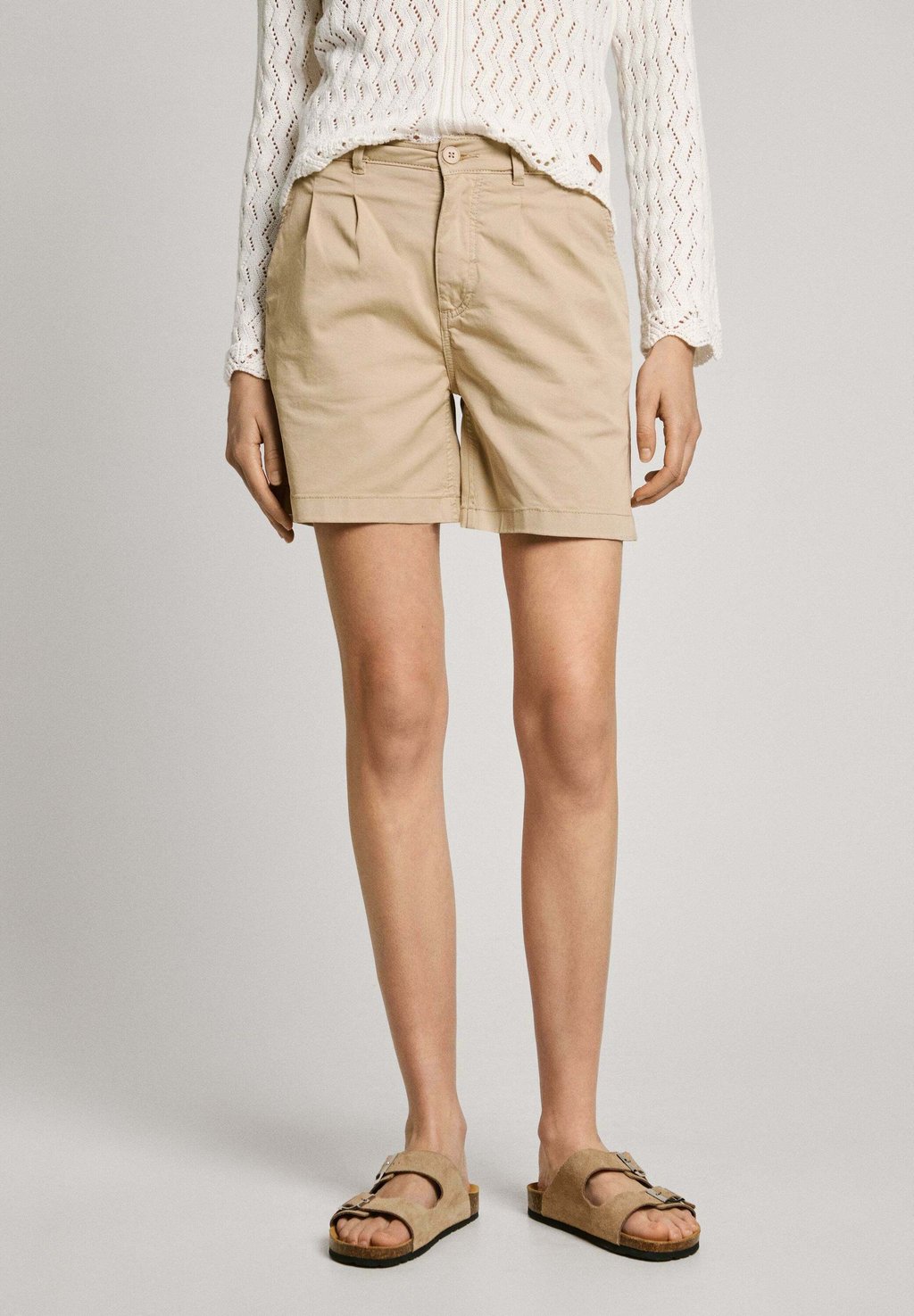 

Шорты MID WAIST REGULAR VANIA Pepe Jeans, бежевый