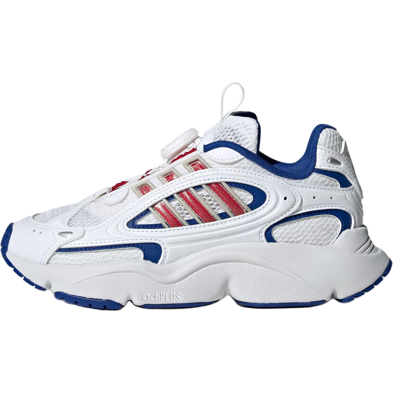 

Низкие противоскользящие износостойкие детские кроссовки Ozmillen Adidas Originals, белый/синий