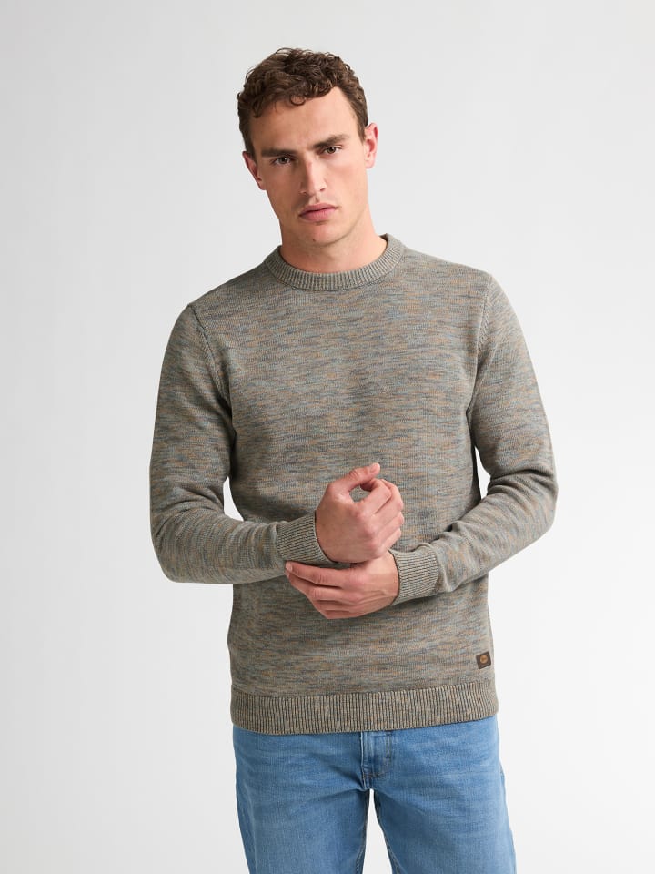 

Пятнистый свитер Dover зеленого цвета Petrol Industries