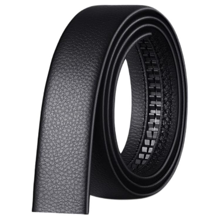 

WARRIOR Мужской ремень из спилка кожи черный, ширина 3,5 см