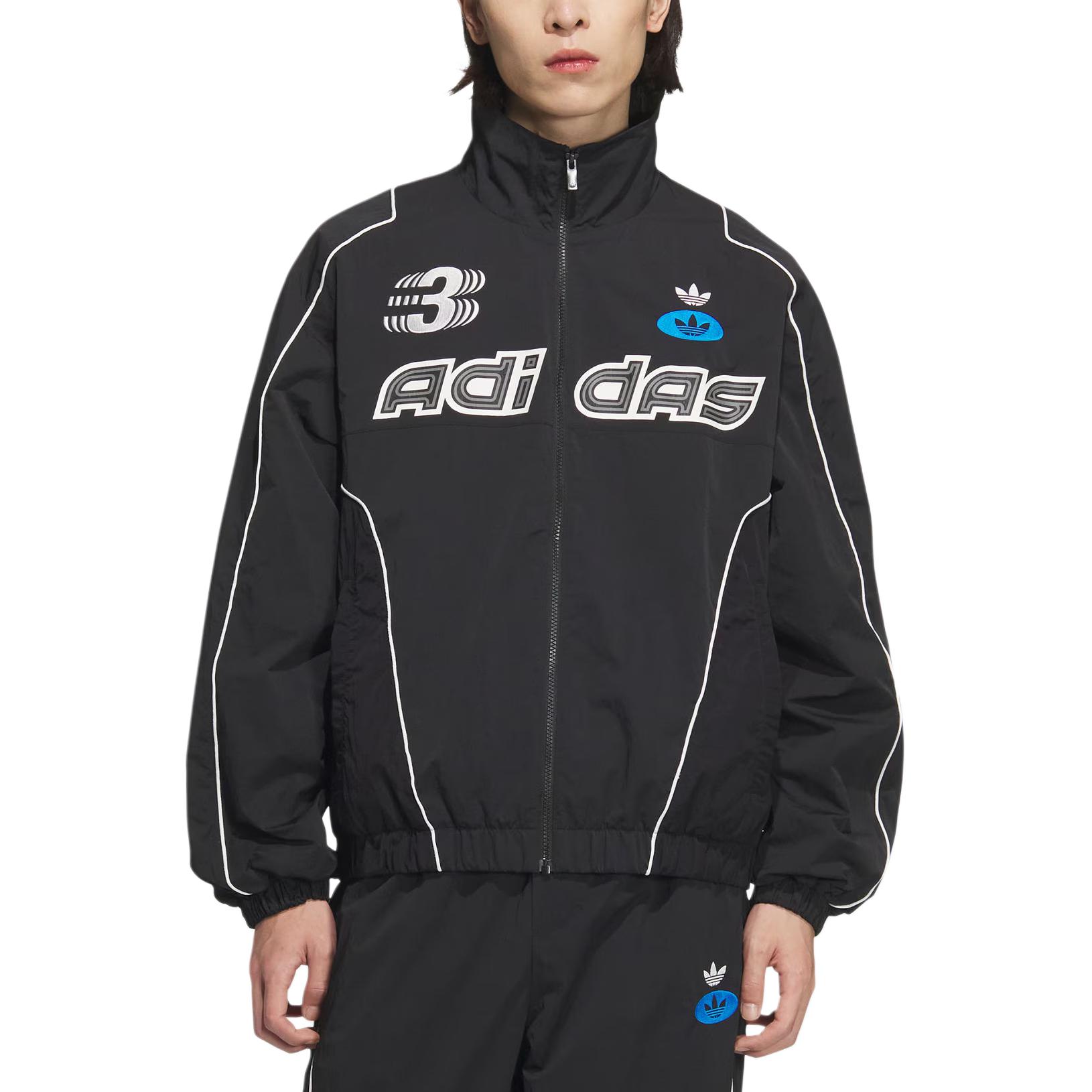 Adidas Originals Мужская куртка V DAY черная, Black — фото 3