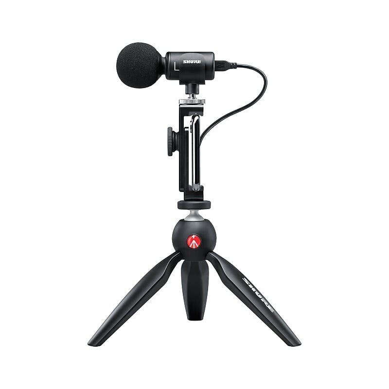 

Микрофон Shure MOTIV MV88+ Video Kit with iOS / USB Condenser Microphone