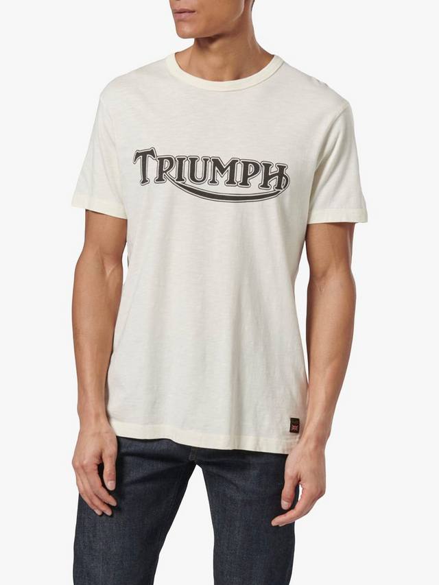 

Футболка с вилочным уплотнением Triumph Motorcycles, цвет Bone