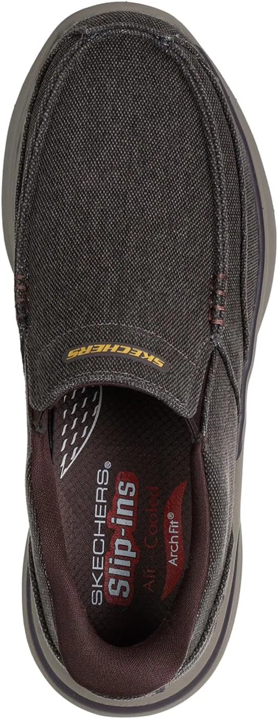 Мужские туфли Skechers Arch Fit Superior - Talbert, Chocolate Brown Chocolate — фото 4