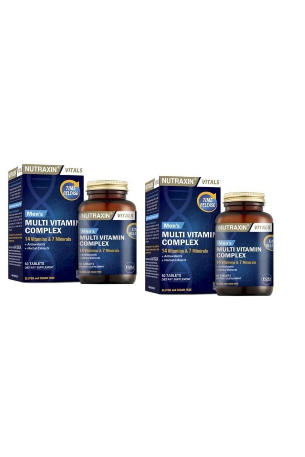 

Nutraxin Мужской мультивитаминный комплекс 60 таблеток по 2 штуки