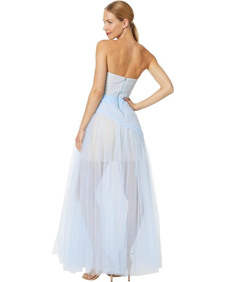 

Платье BCBGMAXAZRIA Long Evening Dresses, цвет Skyway