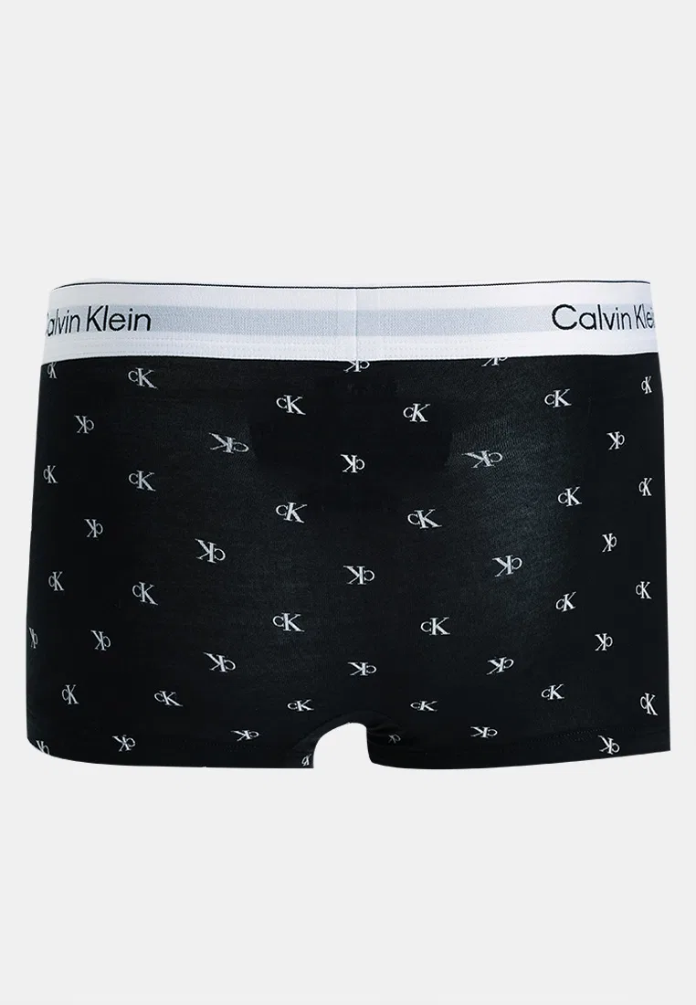 Трусы, 3 шт., хлопок с эластаном, низкая посадка, Icon Calvin Klein, мультиколор — фото 3