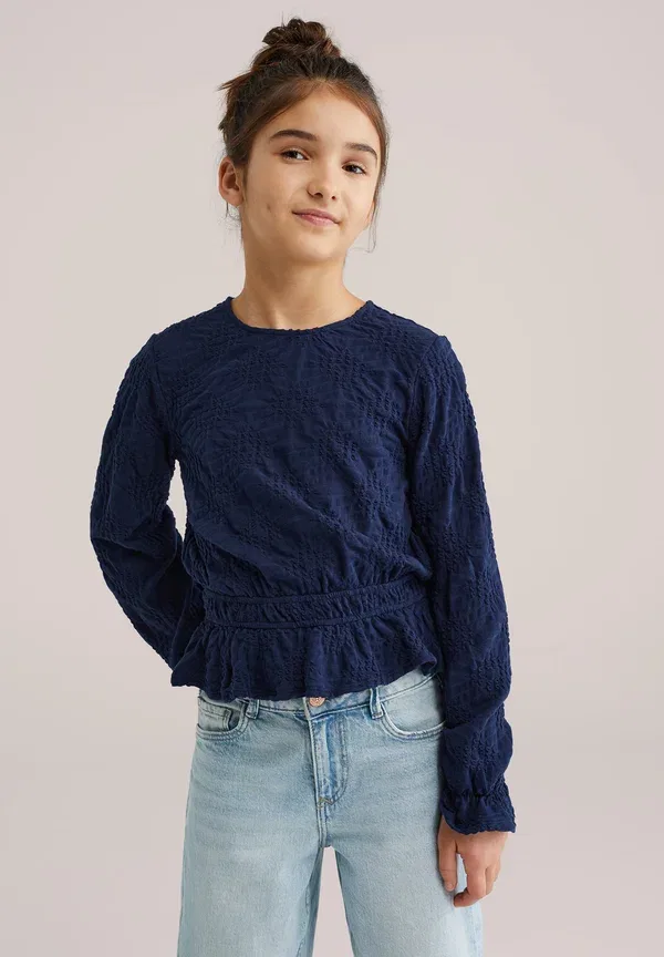 Блуза We Fashion, темно-синий — фото 2