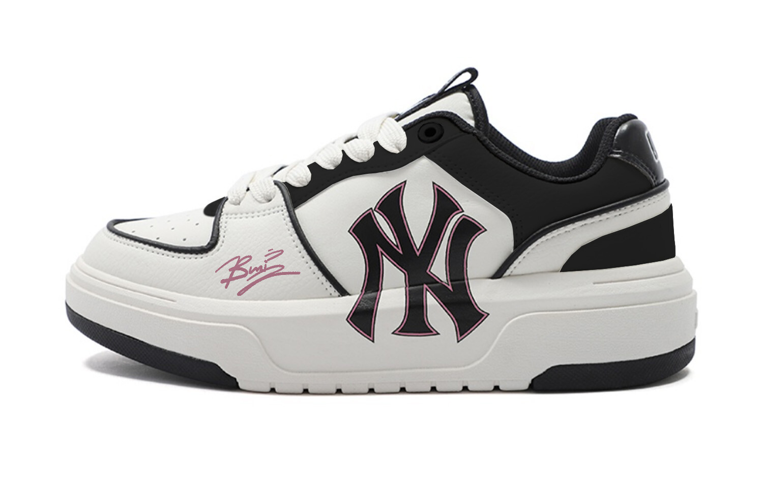 

Кроссовки MLB Chunky Liner Chunky Sneakers Unisex Low-top Black/white, белый