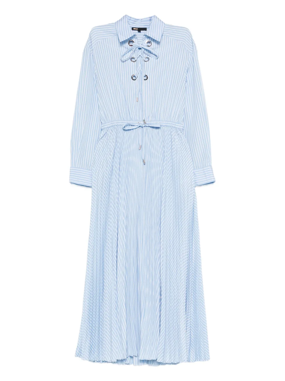 

Платье макси со складками Maje, синий