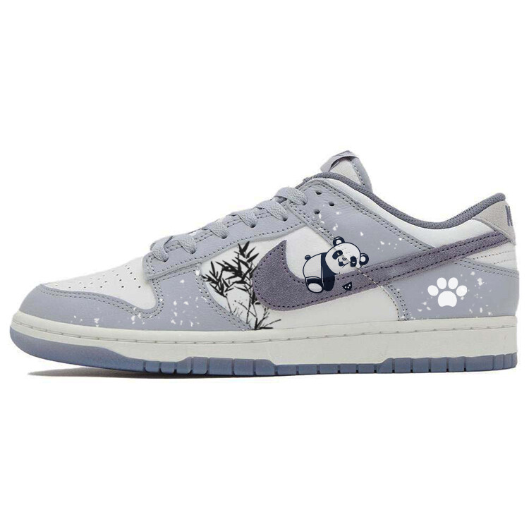 

Кроссовки Nike Dunk Skateboarding Shoes Men Low-top Grey/white, серый