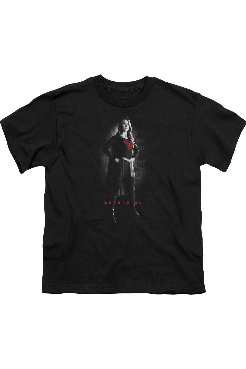 

Футболка с коротким рукавом Supergirl Noir для детей Gildan, черный