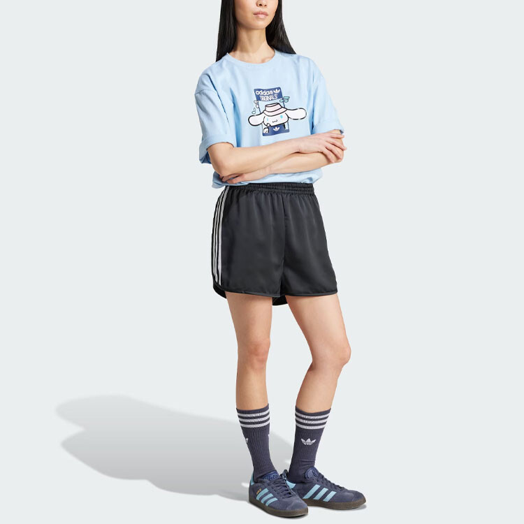 Футболка оверсайз с принтом Hello Kitty Cinnamoroll «Clear Sky» Adidas Originals — фото 4