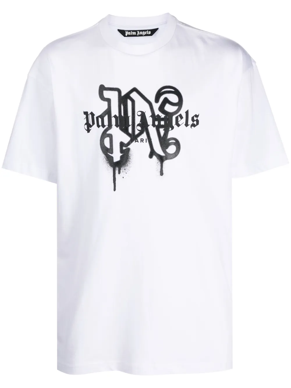 

Футболка Paris с монограммой PALM ANGELS, белый