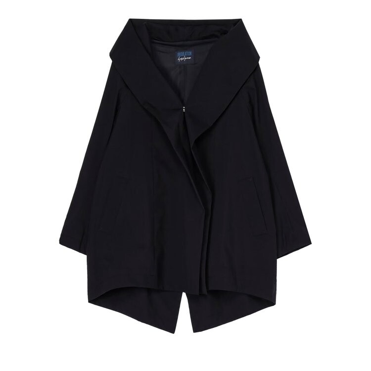 

Пальто Yohji Yamamoto Regulation Hooded Cape Coat, черный