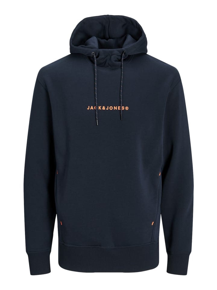 

Толстовка Jack & Jones Hoodie 'Tree', темно-синий
