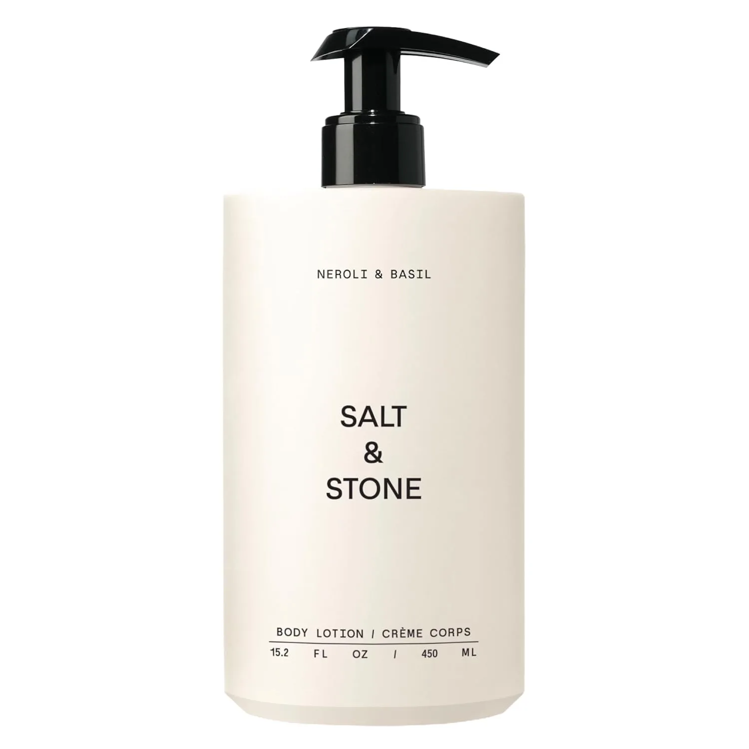 Лосьон для тела Salt & Stone для женщин и мужчин Neroli & Basil, увлажняет, питает и смягчает кожу, восстанавливает сухую кожу, быстро впитывается, cruelty-free и vegan, 450 мл, Neroli & Basil 15.2 fl oz