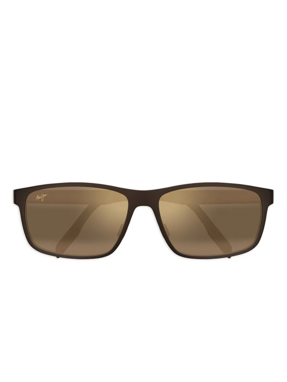 

Солнцезащитные очки Anemone в прямоугольной оправе Maui Jim, коричневый