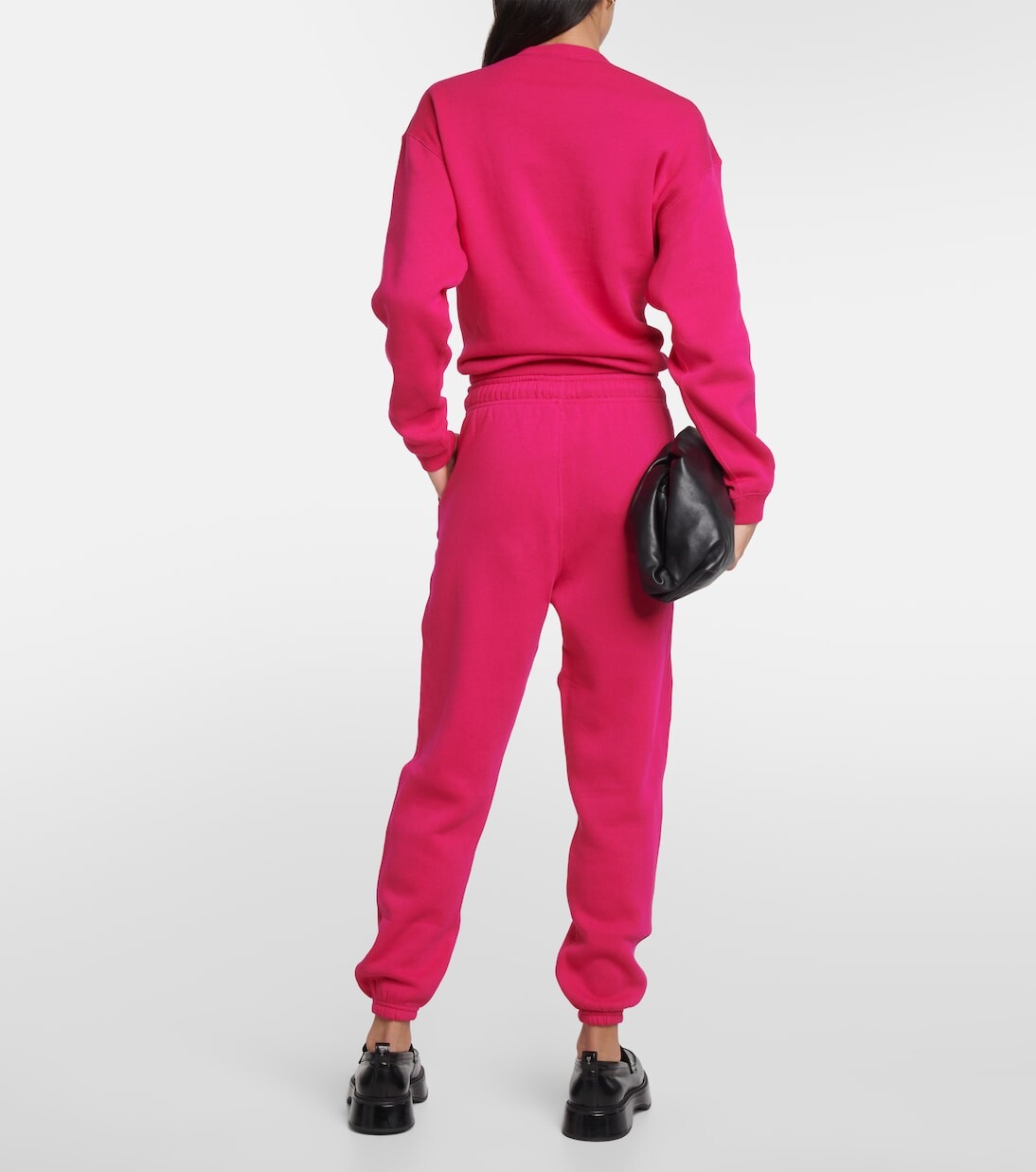 Спортивные брюки из хлопкового джерси Polo Ralph Lauren, розовый — фото 3