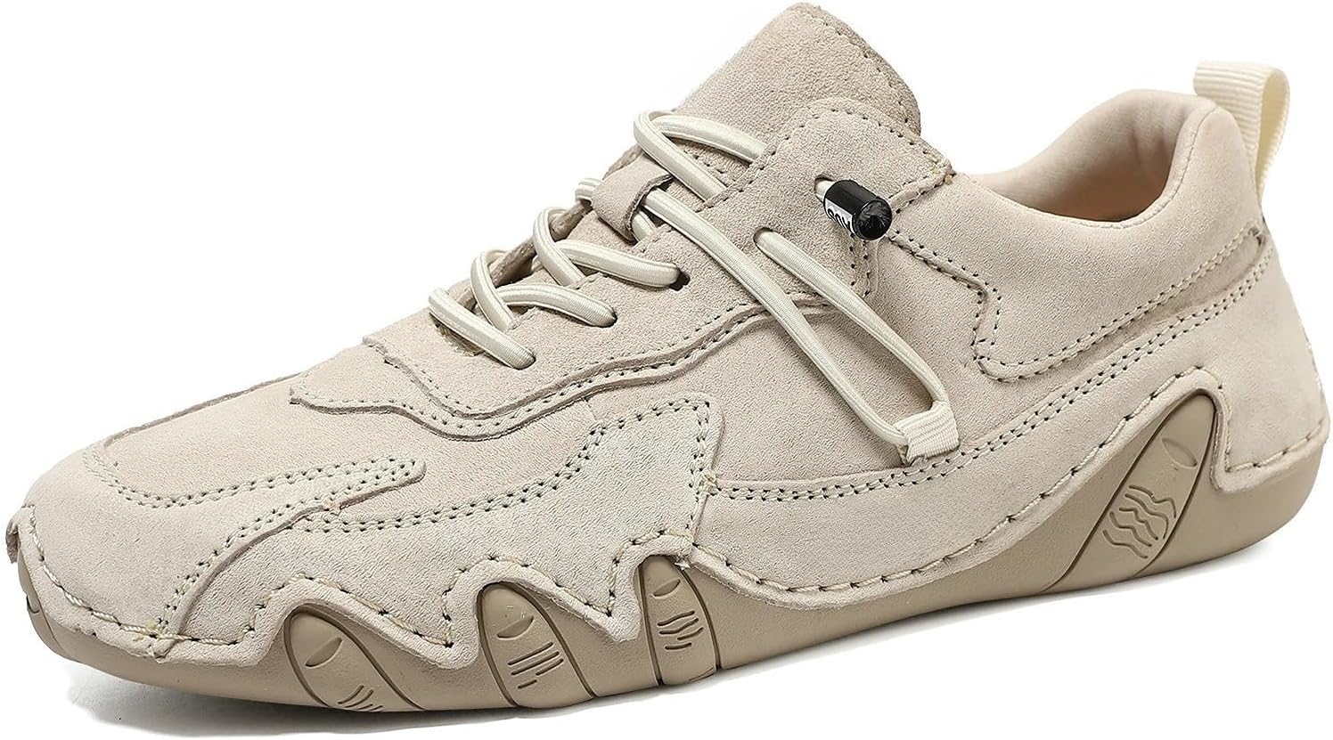 

Мужские замшевые кроссовки на шнуровке с дышащей подкладкой Netehadi, бежевый