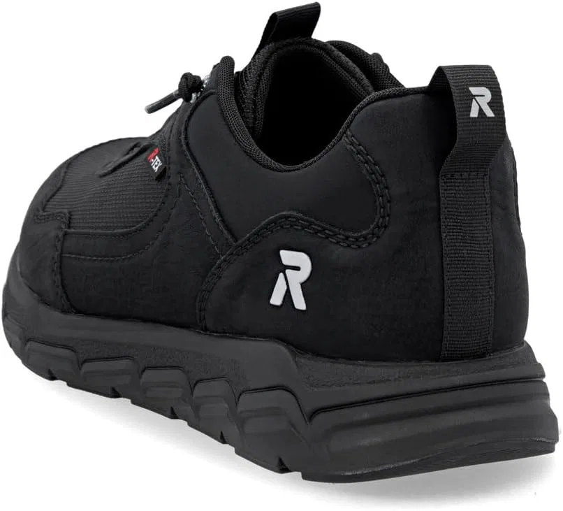 Rieker RiekerTEX 09105 Мужские низкие кроссовки, свободная стелька, водоотталкивающая,, Black 00 — фото 3