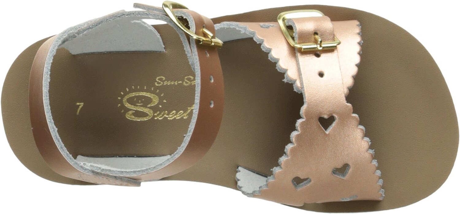 Сандалии на плоской подошве Sun-San - Sweetheart Salt Water Sandal by Hoy Shoes, цвет Rose Gold — фото 2