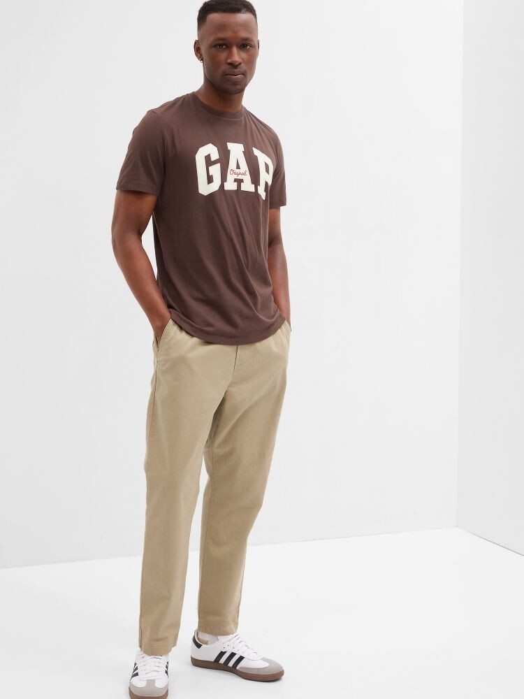

Футболка с логотипом Gap, коричневый