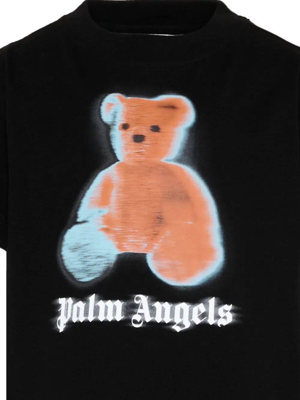 Футболка с медвежьим принтом Palm Angels Kids, черный — фото 3