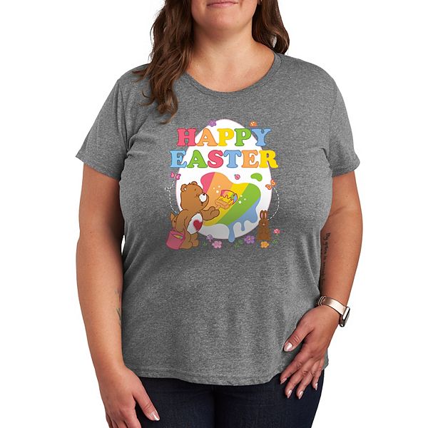

Футболка с принтом Care Bears Happy Easter Egg Licensed Character, Heather Gray, Бежевый, Футболка с принтом Care Bears Happy Easter Egg Licensed Character, Heather Gray