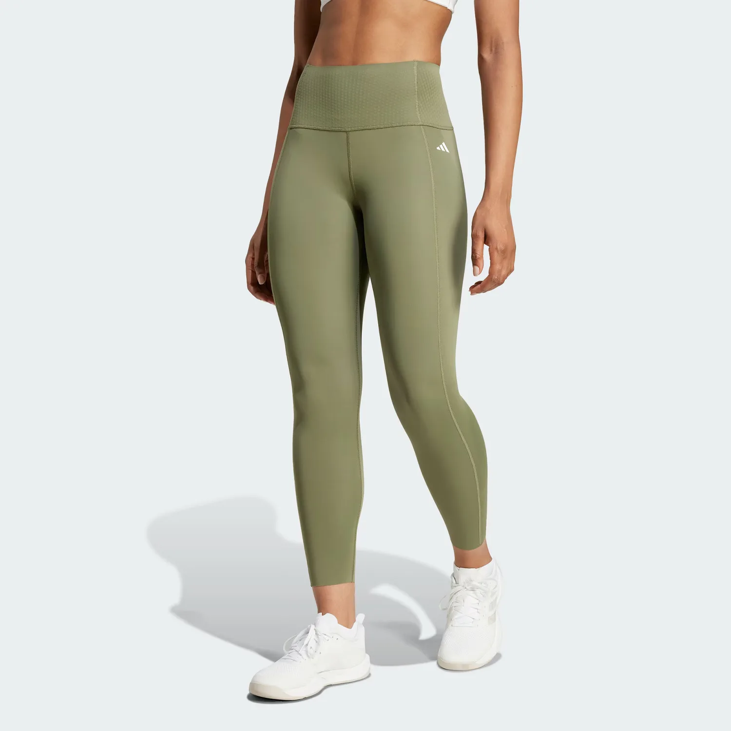 Adidas Спортивные брюки OPME POWER женские Strata оливковый зеленый — фото 3