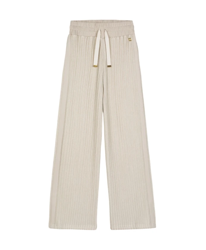 

Брюки-Палаццо кремового цвета крупной вязки Colmar, бежевый