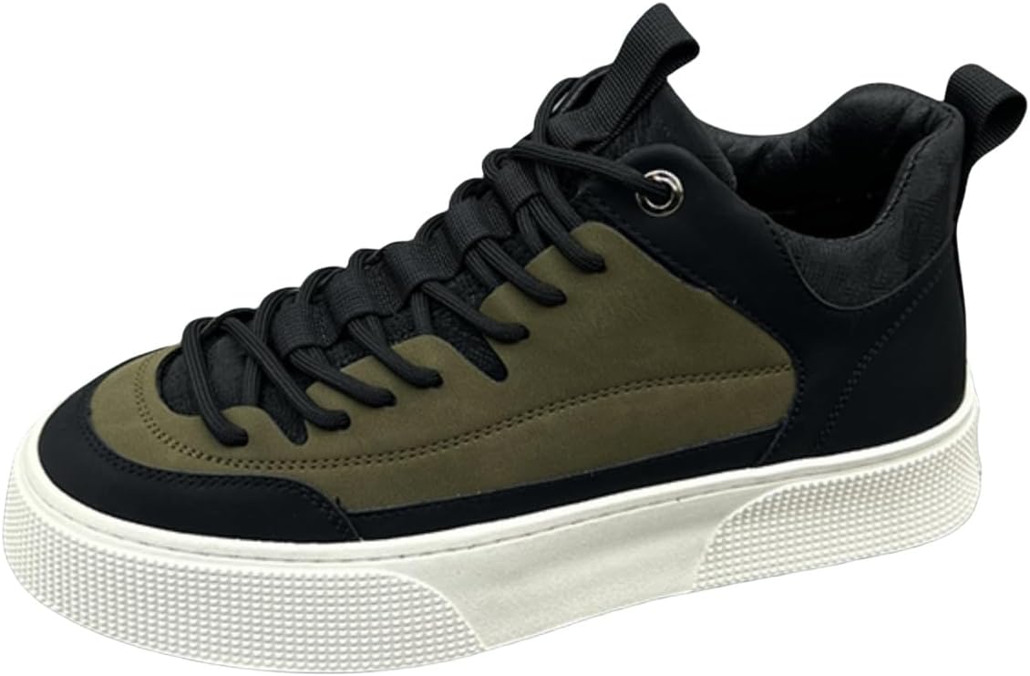 

Продвинутые кроссовки с цветовой блокировкой среднего верха, стильная повседневная обувь - подходит для прогулок на улице, тренировок в спортзале и ежедневных поездок Aokisx, зеленый