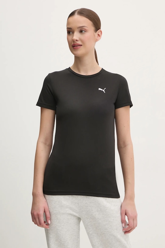 

Хлопковая футболка Puma, черный