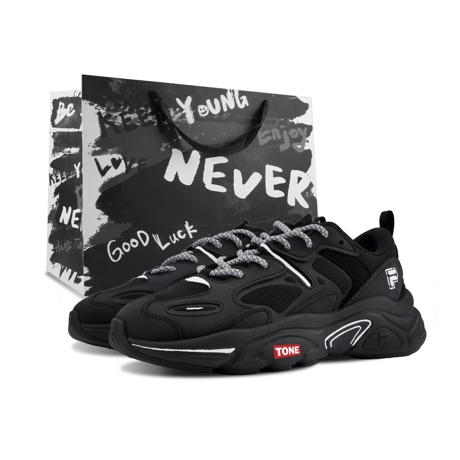 Марс 2 повседневная обувь Unisex Low top белый FILA, черный — фото 3