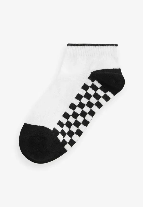 Носки спортивные 7 пар Next, regular fit sneaker socks, белая клетка — фото 2