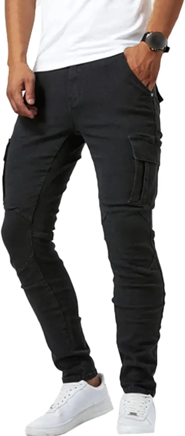 Джинсы, стрейч, Black — фото 2